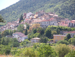 Panorama di Pettorano sul Gizio